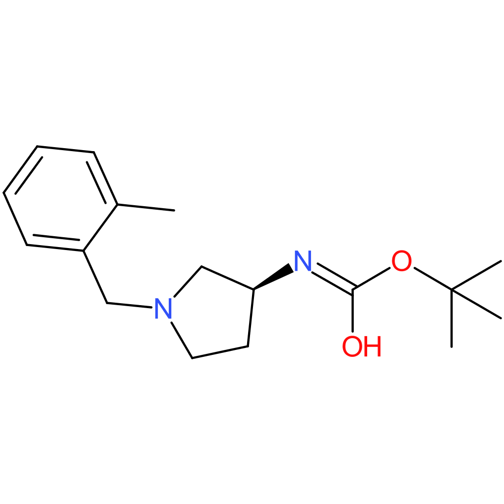 (S)-tert-Butyl 1-(2-methylbenzyl)pyrrolidin-3-ylcarbamate