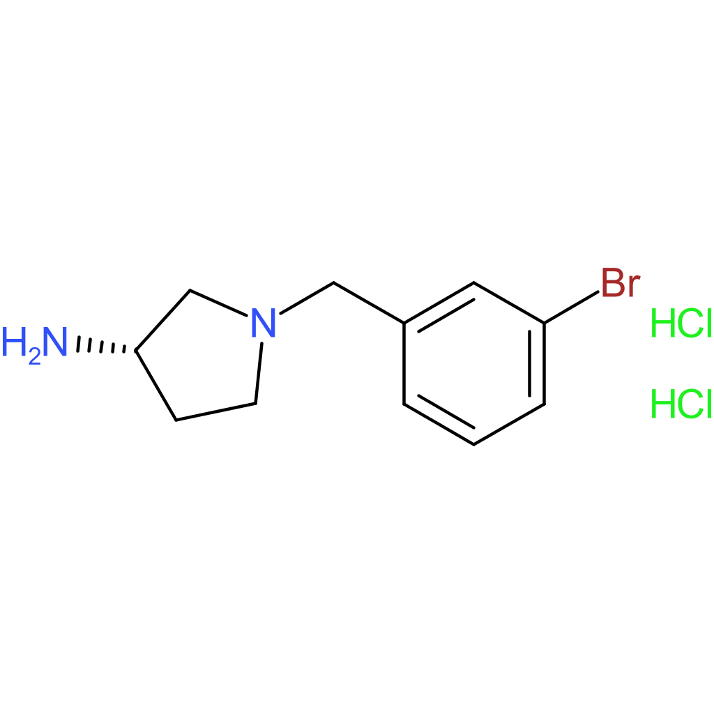 (S)-1-(3-Bromobenzyl)pyrrolidin-3-amine dihydrochloride