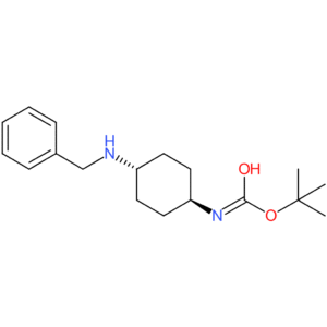 tert-Butyl (1R*,4R*)-4-(benzylamino)cyclohexylcarbamate