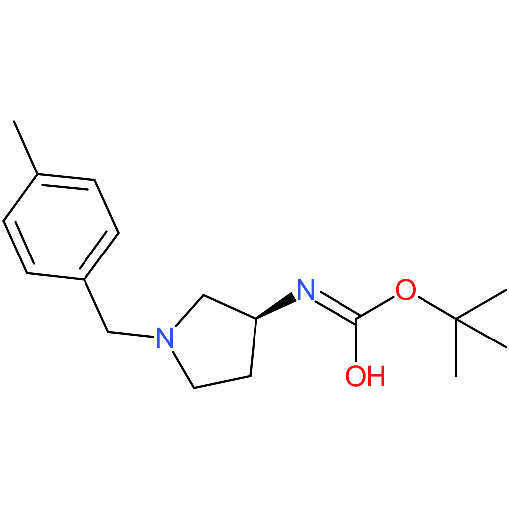 (S)-tert-Butyl 1-(4-methylbenzyl)pyrrolidin-3-ylcarbamate
