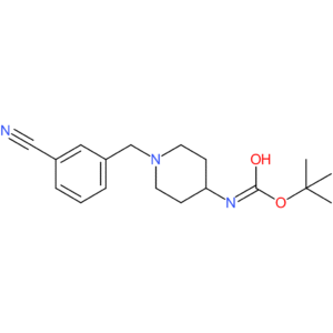 tert-Butyl 1-(3-cyanobenzyl)piperidin-4-ylcarbamate