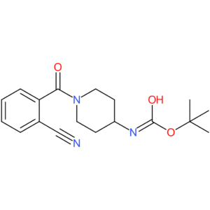 tert-Butyl 1-(2-cyanobenzoyl)piperidin-4-ylcarbamate