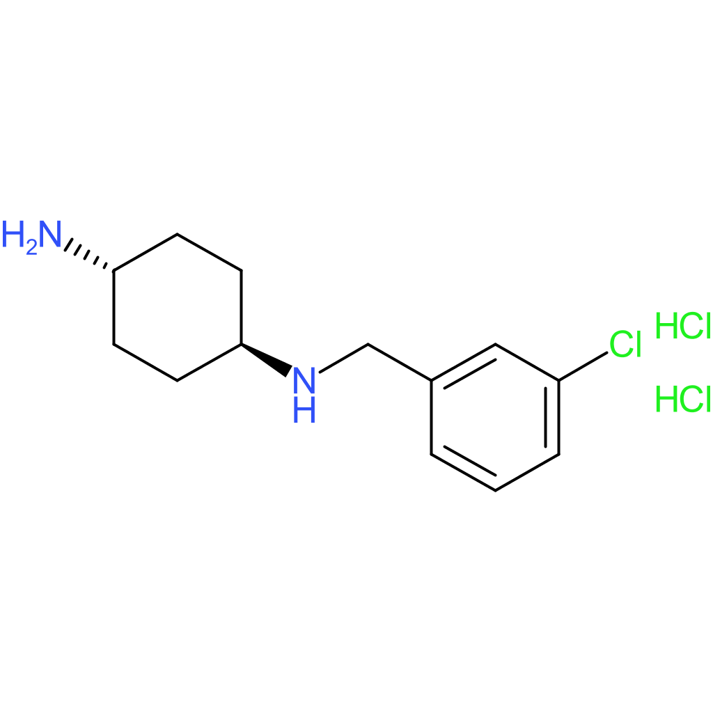 (1R*,4R*)-N1-(3-Chlorobenzyl)cyclohexane-1,4-diamine dihydrochloride