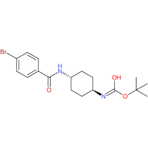 tert-Butyl (1R*,4R*)-4-(4-bromobenzamido)cyclohexylcarbamate