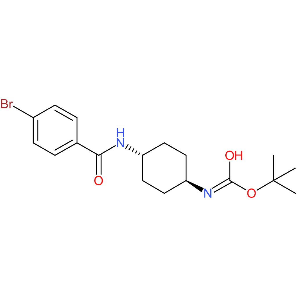 tert-Butyl (1R*,4R*)-4-(4-bromobenzamido)cyclohexylcarbamate