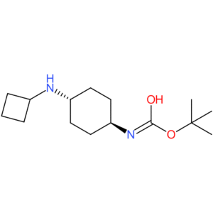 tert-Butyl (1R*,4R*)-4-(cyclobutylamino)cyclohexylcarbamate