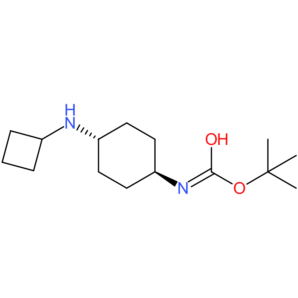 tert-Butyl (1R*,4R*)-4-(cyclobutylamino)cyclohexylcarbamate