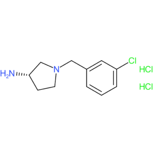 (S)-1-(3-Chlorobenzyl)pyrrolidin-3-amine dihydrochloride