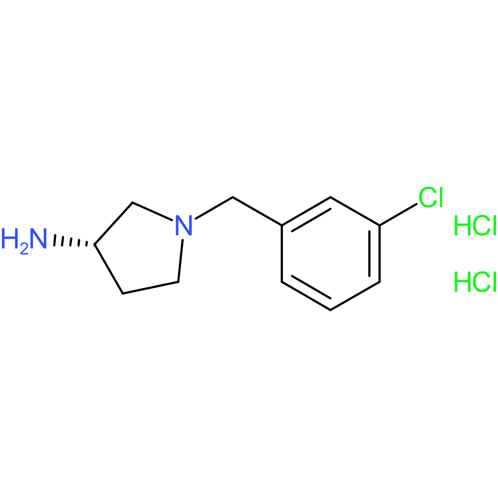 (S)-1-(3-Chlorobenzyl)pyrrolidin-3-amine dihydrochloride