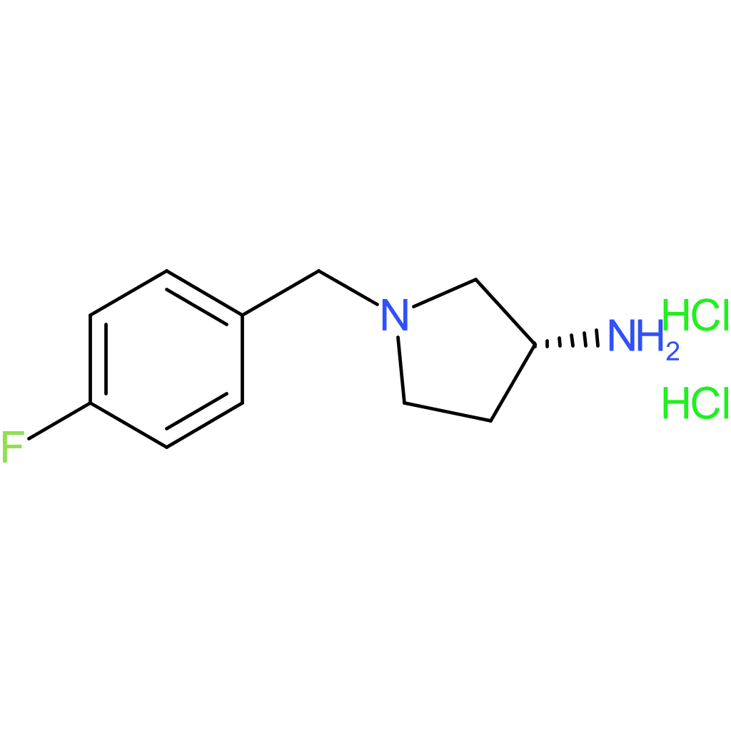 (R)-1-(4-Fluorobenzyl)pyrrolidin-3-amine dihydrochloride