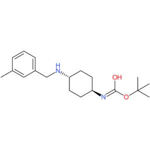 tert-Butyl (1R*,4R*)-4-(3-methylbenzylamino)cyclohexylcarbamate