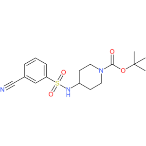 tert-Butyl 4-(3-cyanobenzenesulfonylamino)piperidine-1-carboxylate