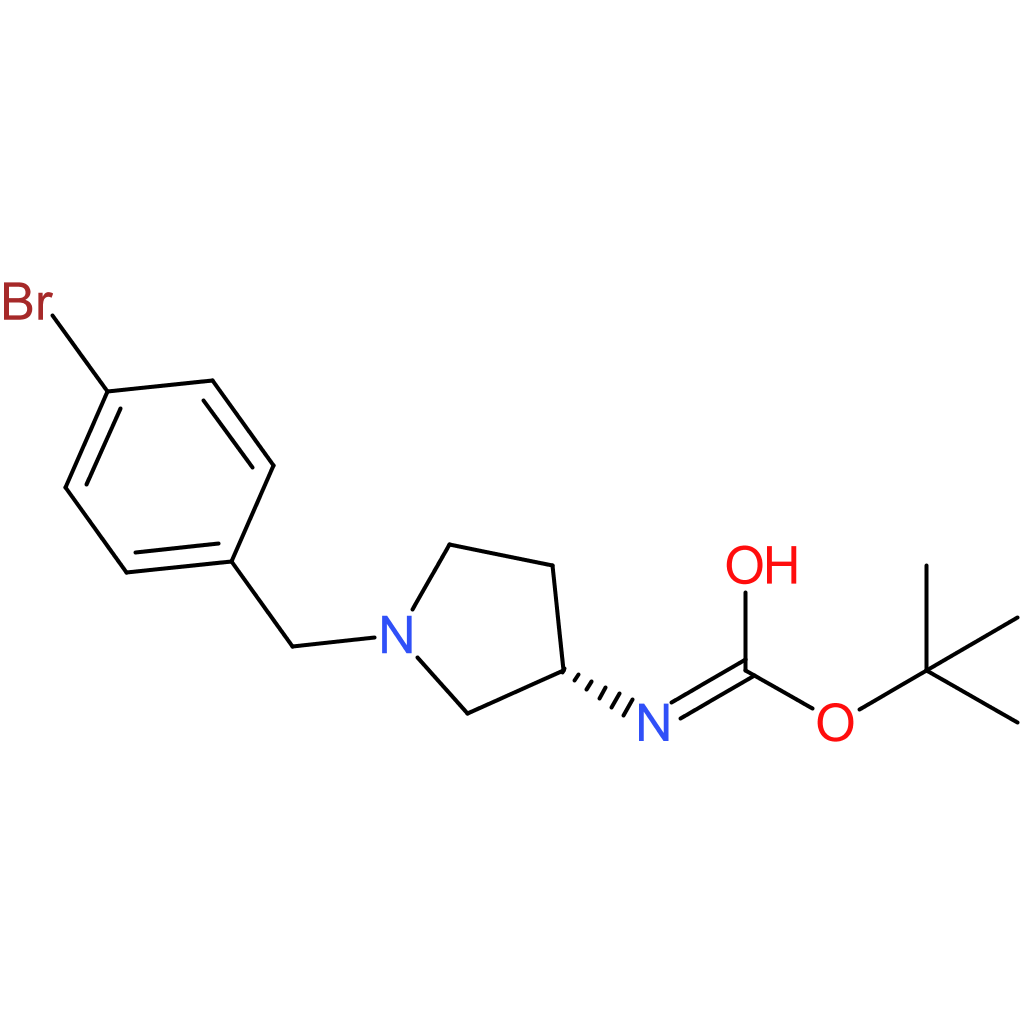 (S)-tert-Butyl 1-(4-bromobenzyl)pyrrolidin-3-ylcarbamate