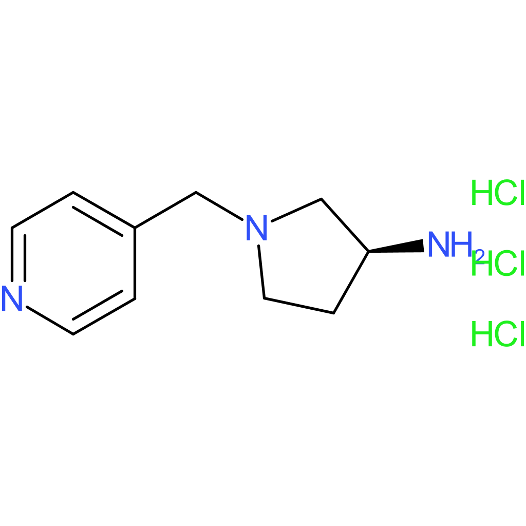 (S)-1-(Pyridin-4-ylmethyl)pyrrolidin-3-amine trihydrochloride
