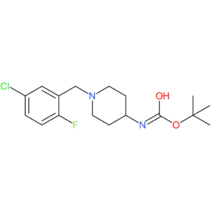 tert-Butyl 1-(5-chloro-2-fluorobenzyl)piperidin-4-ylcarbamate
