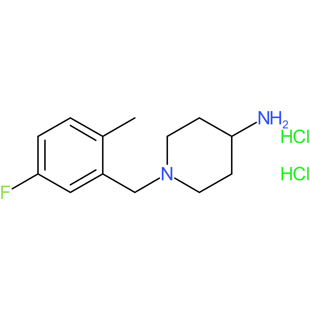 1-(5-Fluoro-2-methylbenzyl)piperidin-4-amine dihydrochloride