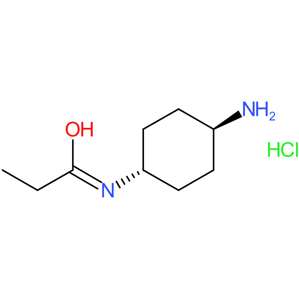 N-[(1R*,4R*)-4-Aminocyclohexyl]propionamide hydrochloride