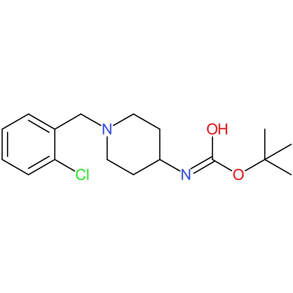 tert-Butyl 1-(2-chlorobenzyl)piperidin-4-ylcarbamate