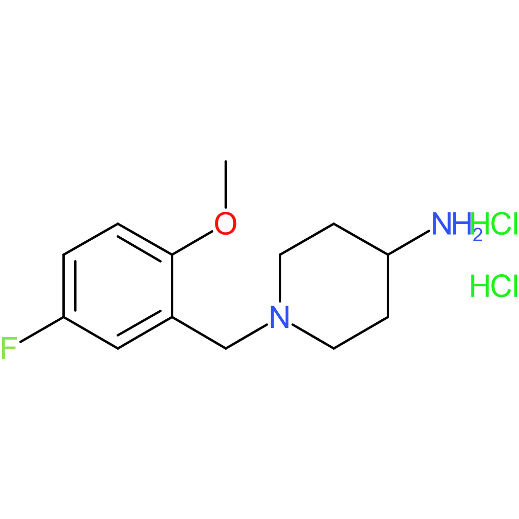 1-(5-Fluoro-2-methoxybenzyl)piperidin-4-amine dihydrochloride