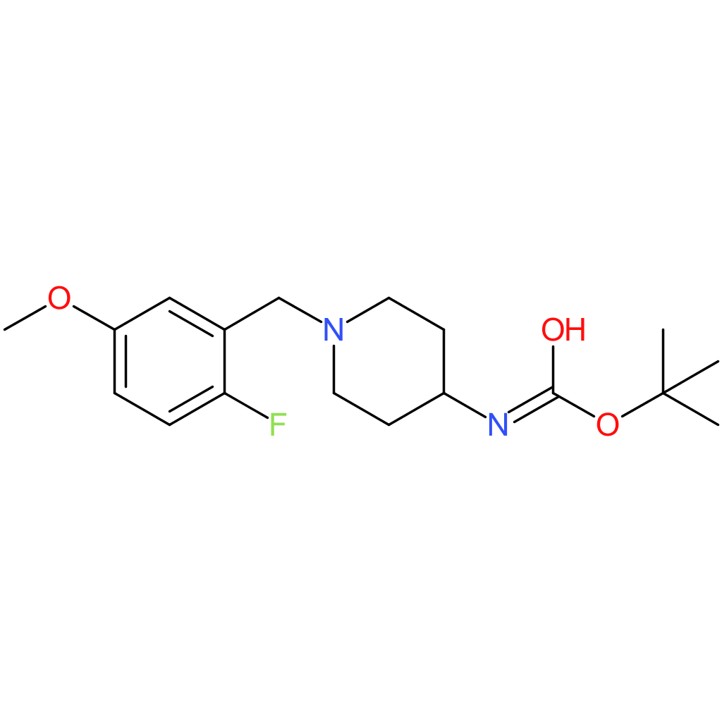tert-Butyl 1-(2-fluoro-5-methoxybenzyl)piperidin-4-ylcarbamate
