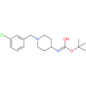 tert-Butyl 1-(3-chlorobenzyl)piperidin-4-ylcarbamate