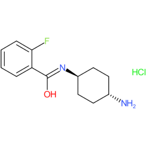 N-[(1R*,4R*)-4-Aminocyclohexyl]-2-fluorobenzamide hydrochloride