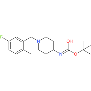 tert-Butyl 1-(5-fluoro-2-methylbenzyl)piperidin-4-ylcarbamate