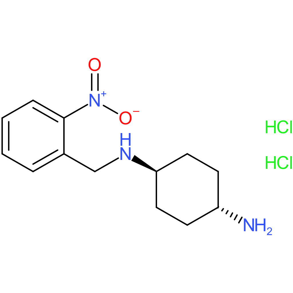 (1R*,4R*)-N1-(2-Nitrobenzyl)cyclohexane-1,4-diamine dihydrochloride