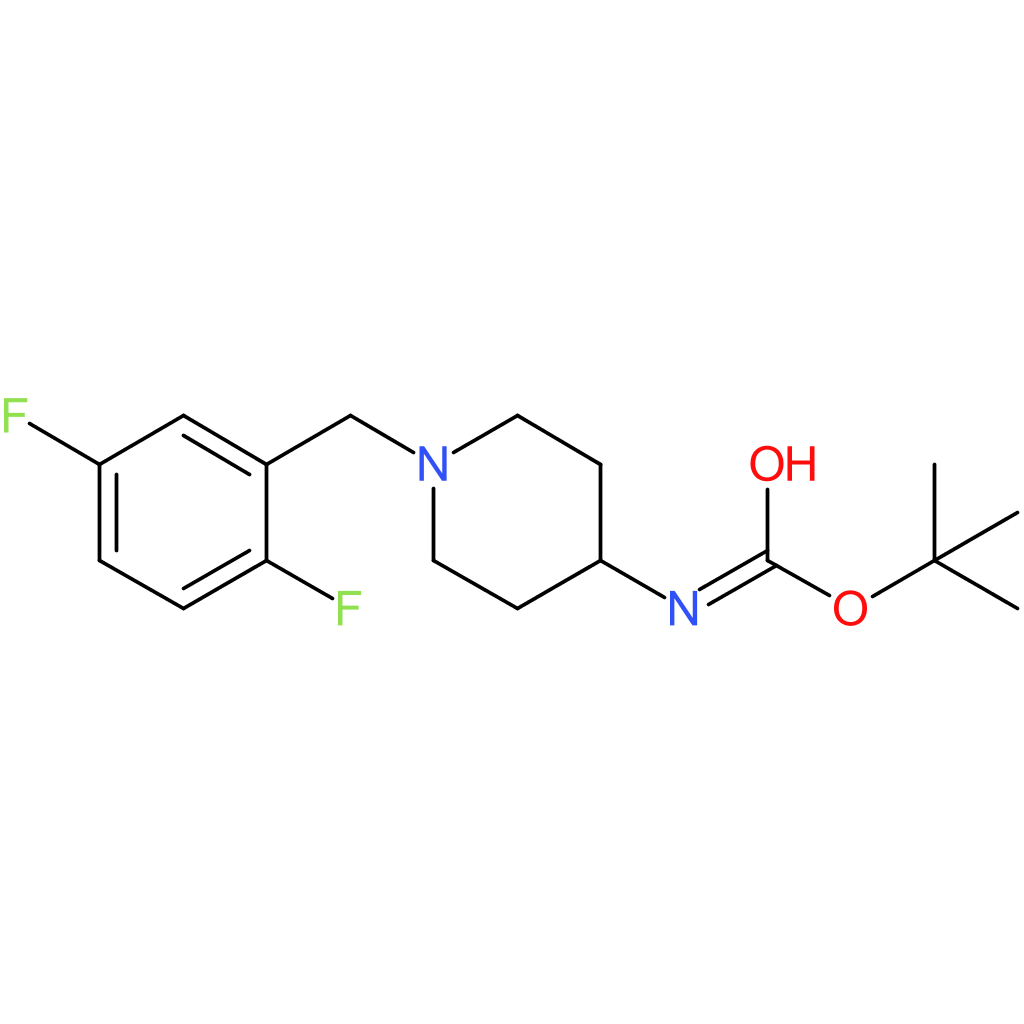 tert-Butyl 1-(2,5-difluorobenzyl)piperidin-4-ylcarbamate