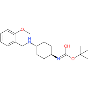 tert-Butyl (1R*,4R*)-4-(2-methoxybenzylamino)cyclohexylcarbamate