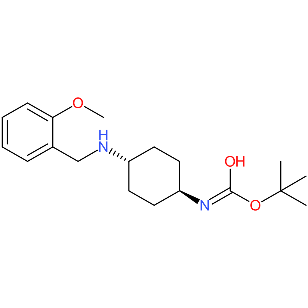 tert-Butyl (1R*,4R*)-4-(2-methoxybenzylamino)cyclohexylcarbamate