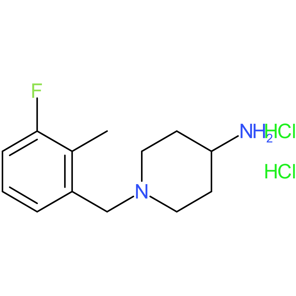 1-(3-Fluoro-2-methylbenzyl)piperidin-4-amine dihydrochloride