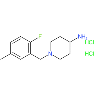 1-(2-Fluoro-5-methylbenzyl)piperidin-4-amine dihydrochloride