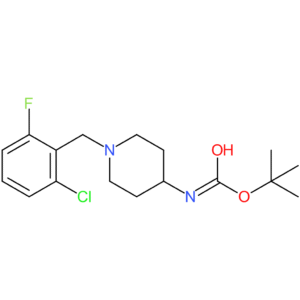 tert-Butyl 1-(2-chloro-6-fluorobenzyl)piperidin-4-ylcarbamate