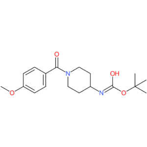 tert-Butyl 1-(4-methoxybenzoyl)piperidin-4-ylcarbamate