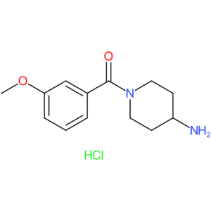 (4-Aminopiperidin-1-yl)(3-methoxyphenyl)methanone hydrochloride