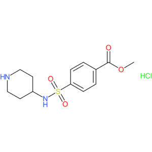 Methyl 4-(N-piperidin-4-ylsulfamoyl)benzoate hydrochloride