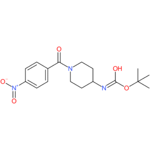 tert-Butyl 1-(4-nitrobenzoyl)piperidin-4-ylcarbamate
