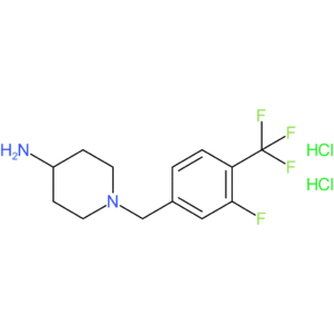 1-(3-Fluoro-4-(trifluoromethyl)benzyl)piperidin-4-amine dihydrochloride