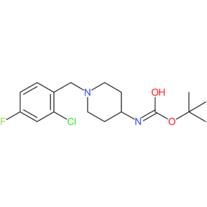 tert-Butyl 1-(2-chloro-4-fluorobenzyl)piperidin-4-ylcarbamate