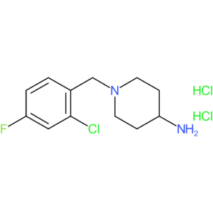 1-(2-Chloro-4-fluorobenzyl)piperidin-4-amine dihydrochloride