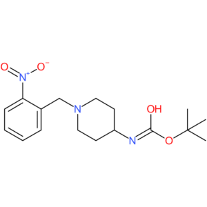tert-Butyl 1-(2-nitrobenzyl)piperidin-4-ylcarbamate