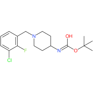 tert-Butyl 1-(3-chloro-2-fluorobenzyl)piperidin-4-ylcarbamate
