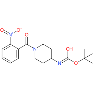 tert-Butyl 1-(2-nitrobenzoyl)piperidin-4-ylcarbamate