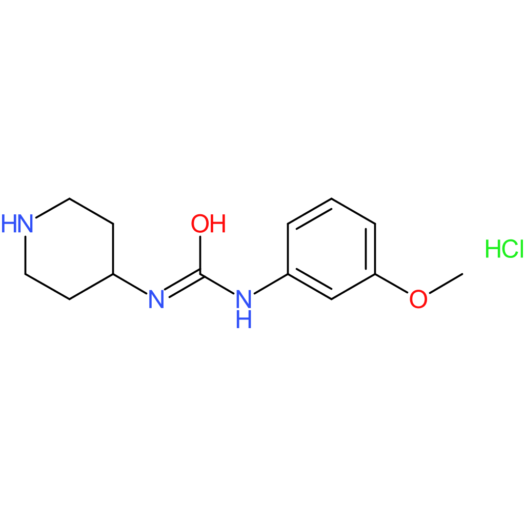 1-(3-Methoxyphenyl)-3-(piperidin-4-yl)urea hydrochloride