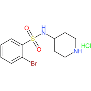 2-Bromo-N-(piperidin-4-yl)benzenesulfonamide hydrochloride