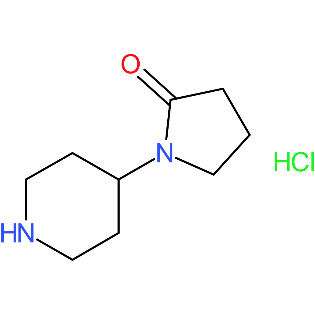 1-(Piperidin-4-yl)pyrrolidin-2-one hydrochloride