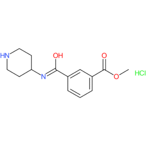 Methyl 3-(piperidin-4-ylcarbamoyl)benzoate hydrochloride