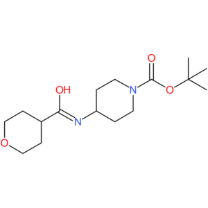 tert-Butyl 4-[(tetrahydro-2H-pyran-4-carbonyl)amino]piperidine-1-carboxylate