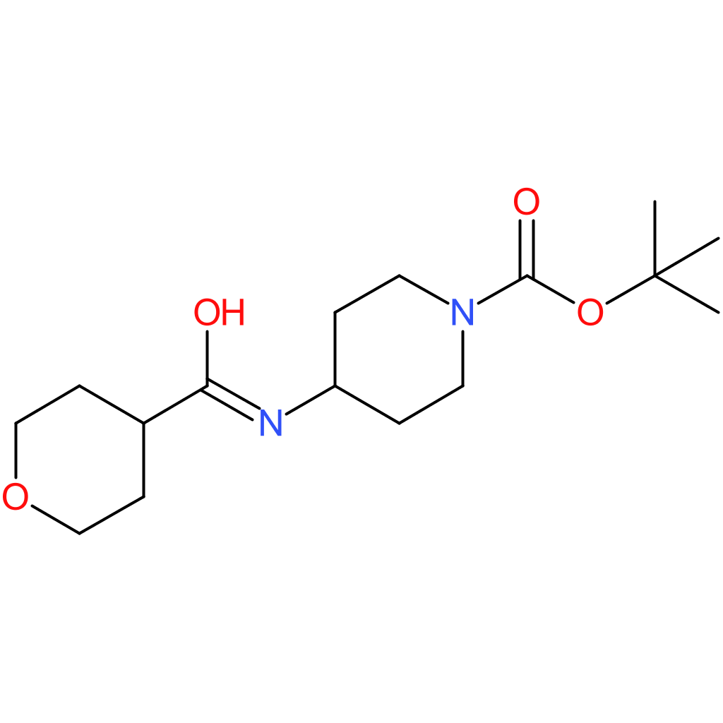 tert-Butyl 4-[(tetrahydro-2H-pyran-4-carbonyl)amino]piperidine-1-carboxylate